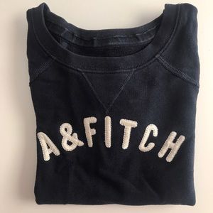 Abercrombie and Fitch SzS Navy Cuffed Sweatshirt